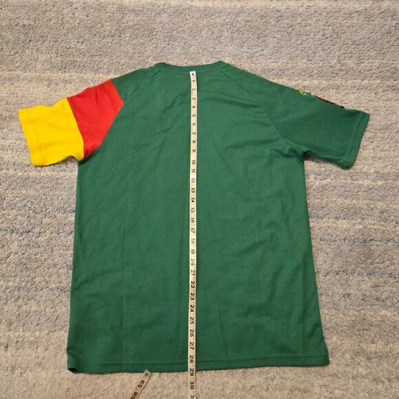 CAMEROON 2022 Home Football jersey Le Coq Sportif CAF Mens XL - Picture 4 of 7